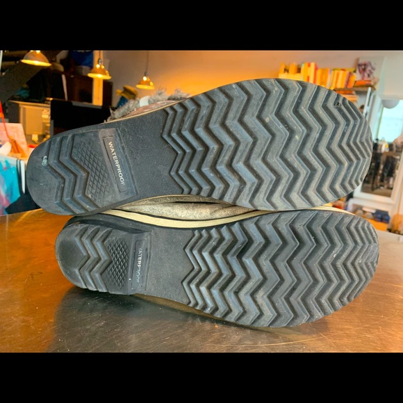 Sorel Tofino Women’s waterproof faux fur trim Gray/Taupe winter snow boots - 9.5 - Picture 8 of 8